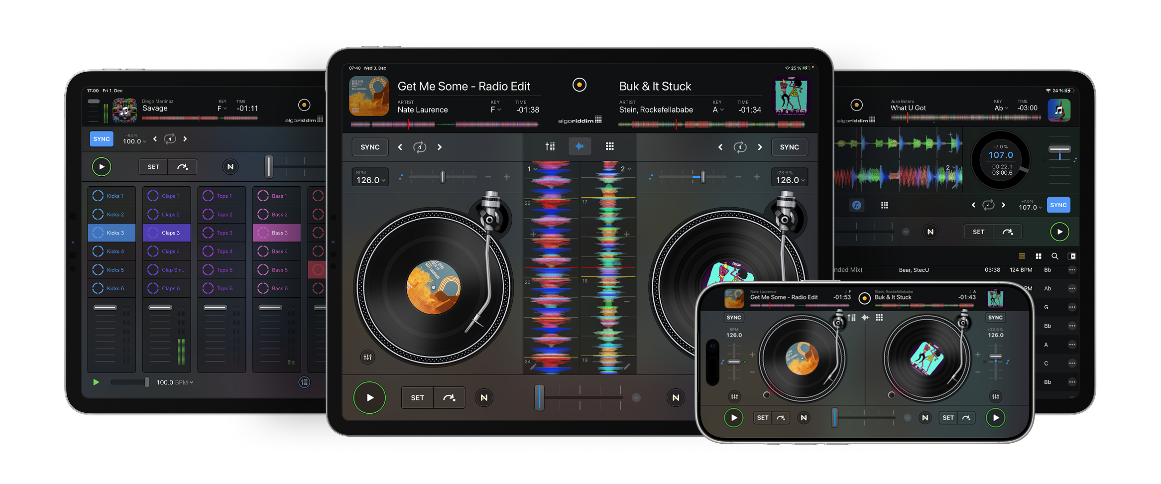 Algorithm Dj App DJ App for iPad and iPhone - djay by Algoriddim
